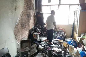 Cháy văn phòng Hội nông dân TP Mỹ Tho