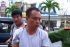 Nghi phạm Huỳnh Lương Hải (ảnh GIA TUỆ)​