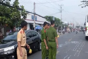 Xe buýt ở Mỹ Tho gây tai nạn, 1 phụ nữ tử vong