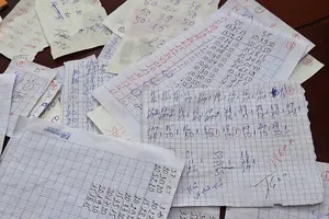 Giấy ghi lô đề (ảnh minh họa) 