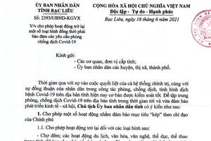 Bạc Liêu cho hoạt động trở lại chợ đêm, du lịch