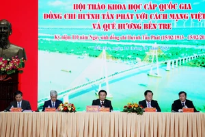  Hội thảo về 'Đồng chí Huỳnh Tấn Phát với cách mạng Việt Nam và quê hương Bến Tre'