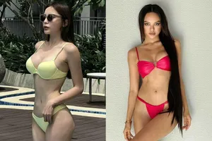 Hoa hậu Kỳ Duyên, Á hậu Mai Ngô 'nóng bỏng" với loạt ảnh bikini 