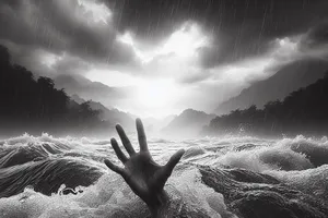 Rủ nhau đi thả lưới, hai anh em ruột đuối nước tử vong thương tâm. Ảnh minh hoạ AI.