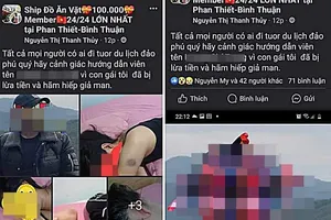 Không có việc hướng dẫn viên lừa tiền, hiếp dâm du khách trên đảo Phú Quý