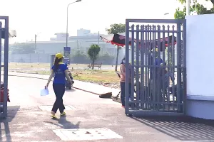 Một khu đất thổ cư được người dân chuẩn bị xây dựng nhà. Ảnh: NGUYỄN HIỀN