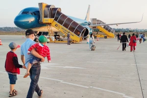 Sân bay có thể bị đóng tạm thời trong một số trường hợp. Ảnh: NGUYỄN HIỀN