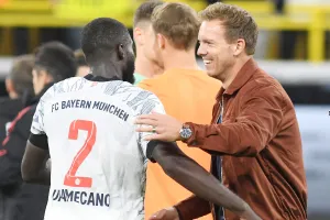 HLV Nagelsmann, người hùng một thời của Leipzig, nay sẽ dẫn Bayern Munich về đấu với Leipzig. Ảnh: GETTY IMAGES 