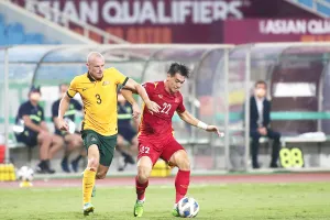 Tiến Linh được báo Trung Quốc nhắc đến với hai bàn thắng vào lưới U-22 TQ. Ảnh: ANH THỎA