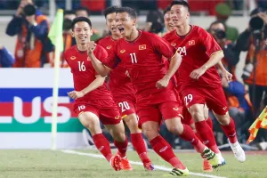 Thầy trò HLV Park Hang-seo sẽ phải sang Singapore bảo vệ cúp vàng Đông Nam Á. Ảnh: CTV