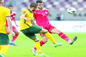 Cầu thủ Oman trong trận thua Úc 1-3. Ảnh: AFC