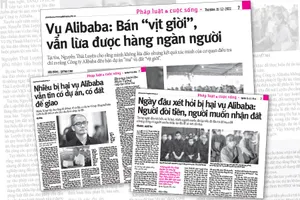 Các bài báo thông tin vụ án của Công ty Địa ốc Alibaba.