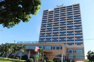 Dự án khu tổ hợp khách sạn, thương mại, dịch vụ Mường Thanh tại TP Tam Kỳ. Ảnh: TN