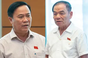 Theo các ĐBQH, việc có một cơ chế đặc thù để sáng tạo, đi trước lúc này là xứng đáng và rất cần thiết đối với TP.HCM. Trong ảnh: ĐB Nguyễn Quốc Hận và ĐB Lê Thanh Vân (Đoàn ĐBQH tỉnh Cà Mau). Ảnh: PHẠM THẮNG