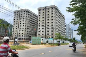 Một dự án nhà ở xã hội đang được phát triển ở Đà Nẵng. Ảnh: TẤN VIỆT