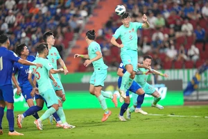 Trung Quốc qua mặt Thái Lan 2-1 ngay trên sân khách. Ảnh: AFC