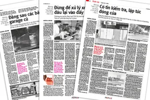 Loạt bài “Những “bến cóc” trá hình ở TP.HCM” được đăng tải trên báo Pháp Luật TP.HCM. 