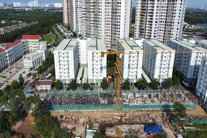 Một dự án nhà ở xã hội tại TP.HCM. Ảnh: Q.HUY