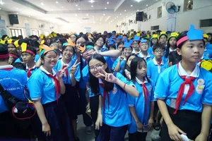 Trại hè Thanh Đa - sân chơi bổ ích cho con của công nhân, viên chức, người lao động tại TP.HCM luôn thu hút đông đảo học sinh tham dự mỗi dịp hè. Ảnh: BTC