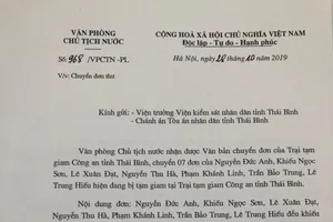 Văn phòng Chủ tịch nước đề nghị làm rõ vụ 'ma túy đêm tân hôn'