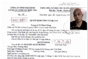 Công an Thái Bình truy nã đại gia Nguyễn Xuân Đường