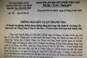 Nhiều sai phạm tại Công ty Địa ốc Sài Gòn