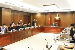 Hội nghị lãnh đạo và BCH Công đoàn giới thiệu người ứng cử đại biểu Quốc hội khóa XV. Ảnh: VKSTC