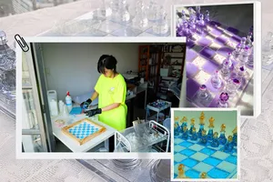 Những bộ cờ đầy sắc màu dành cho bạn trẻ yêu cờ vua 