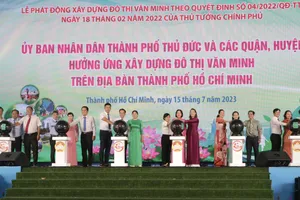 TP.HCM phát động xây dựng đô thị văn minh 