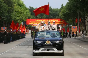 Lực lượng diễu binh, diễu hành sẽ tổng hợp luyện ở TP.HCM vào ngày 18 và 22-4 tại đường Lê Duẩn