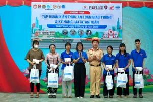 Hơn 100 đoàn viên hào hứng với Ngày hội An toàn giao thông 2025