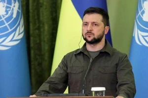 Tổng thống Ukraine - ông Volodymyr Zelensky. ẢNH: REUTERS