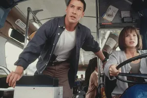 Diễn viên Keanu Reeves (bên trái) và bạn diễn Sandra Bullock (bên phải) trong phim Speed (tạm dịch: Tốc độ). ẢNH: 20TH CENTURY FOX