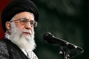 Lãnh tụ tối cao Iran - ông Ayatollah Ali Khamenei. Ảnh: TASNIM NEWS AGENCY