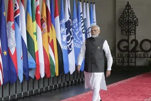 Thủ tướng Ấn Độ Narendra Modi tại Hội nghị thượng đỉnh G20 tại đảo Bali, Indonesia hồi tháng 11-2022. Ảnh: AFP