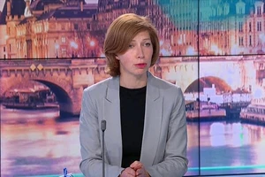 Phát ngôn viên Bộ Ngoại giao Pháp - bà Anne-Claire Legendre. Ảnh: CA18