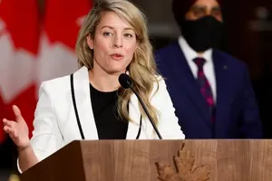 Ngoại trưởng Canada - bà Melanie Joly. Ảnh: REUTERS