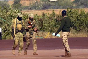 Quân đội Pháp công bố bức ảnh cho thấy lính Wagner hiện diện tại Mali. Ảnh: AP