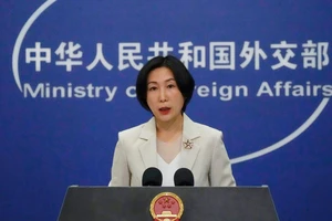 Phát ngôn viên Bộ Ngoại giao Trung Quốc - bà Mao Ninh. Ảnh: AP