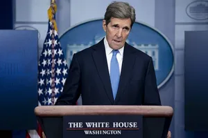 Đặc phái viên khí hậu Mỹ - ông John Kerry. Ảnh: REUTERS
