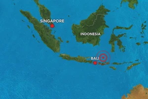 Động đất mạnh 7 độ richter rung chuyển đảo Bali