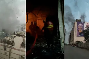 VIDEO: Kinh hoàng cháy trung tâm thương mại ở Pakistan, 11 người chết