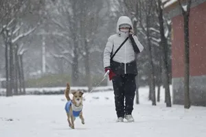 Ảnh, Video: Băng tuyết mù mịt nhiều nước châu Á