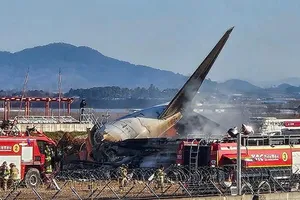 Thảm kịch máy bay Hàn Quốc: Chỉ 2 trong số 181 người sống sót