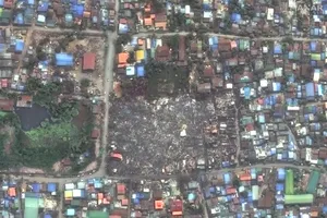 Sức tàn phá khủng khiếp của trận động đất Myanmar qua những bức ảnh