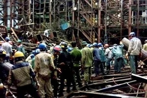 Báo quốc tế viết về vụ sập giàn giáo ở Vũng Áng