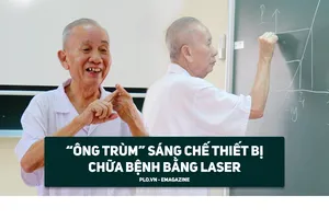 'Ông trùm' sáng chế thiết bị chữa bệnh bằng laser