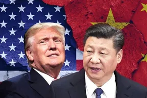 Tổng thống Mỹ Donald Trump (trái) và Chủ tịch Trung Quốc Tập Cận Bình đang đứng trước xung đột Mỹ-Trung đầy cam go. Ảnh: AP