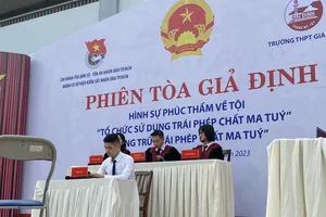 Tuyên truyền phòng, chống ma túy cho học sinh bằng phiên tòa giả định
