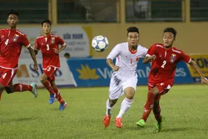 Giải U-19 quốc tế: Việt Nam thắng nhọc Myanmar